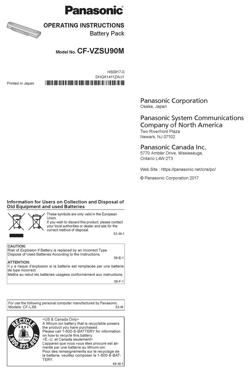 Panasonic CF-VZSU90M User manual