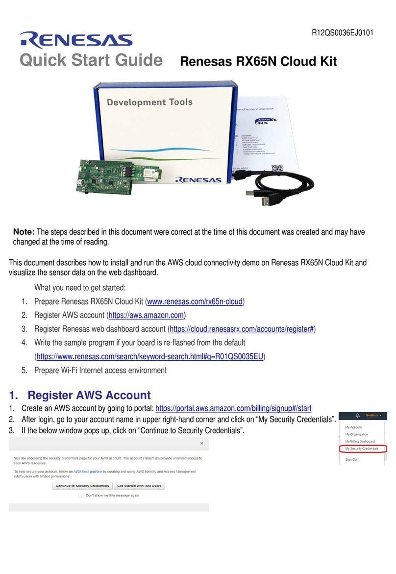 Renesas RX65N Series User manual