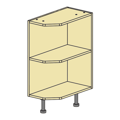 Norbord Shaped OPEN BASE Cabinets User manual