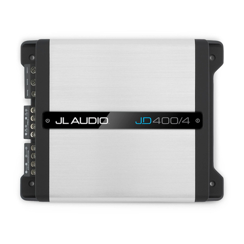 JL Audio JD 400/4 owner's manual