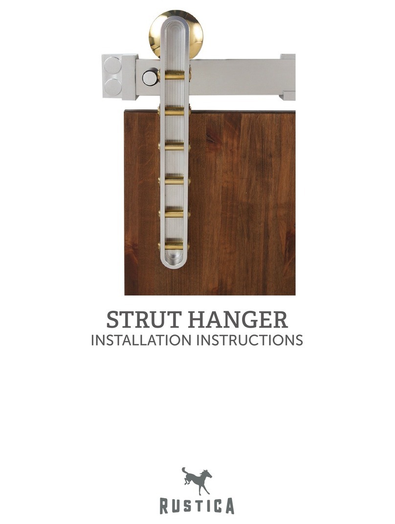 RUSTICA STRUT HANGER installation instructions