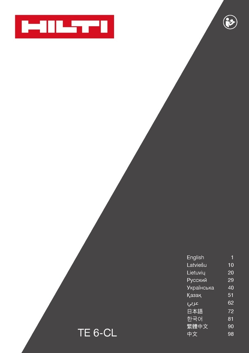 Hilti TE 6-CL User manual