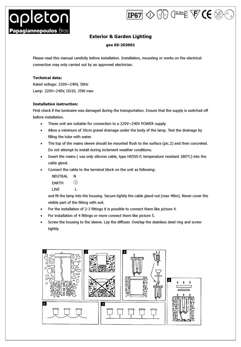 apleton GEA 65-203601 quick start guide