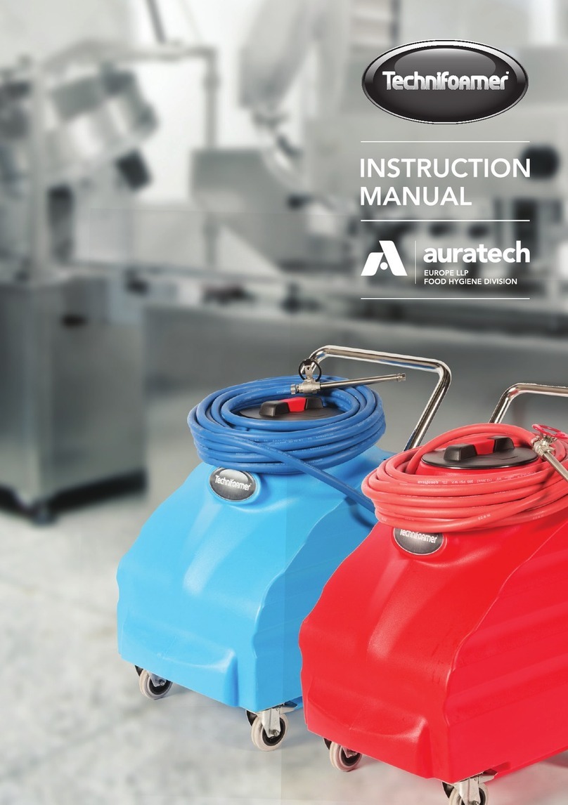 Auratech Technifoamer 110 instruction manual