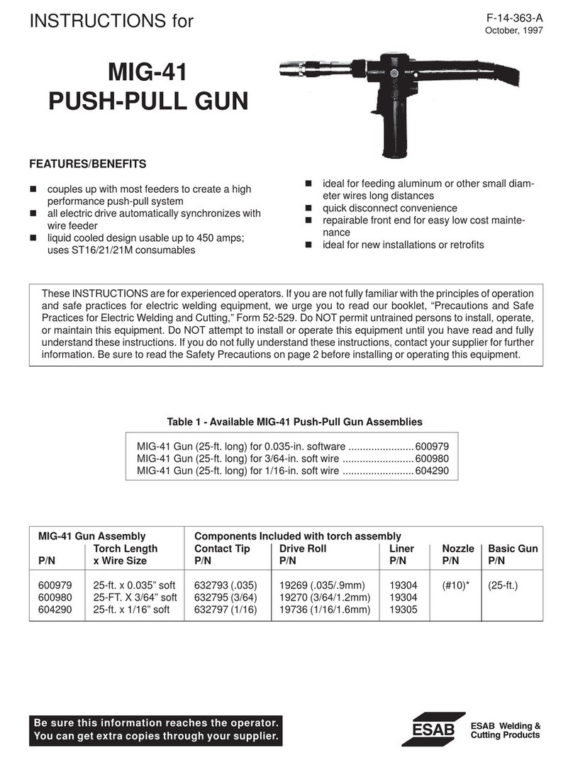 ESAB MIG-41 instructions