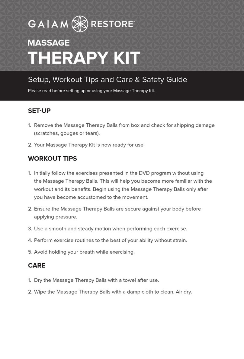 Gaiam restore 05-58275 Installation instructions