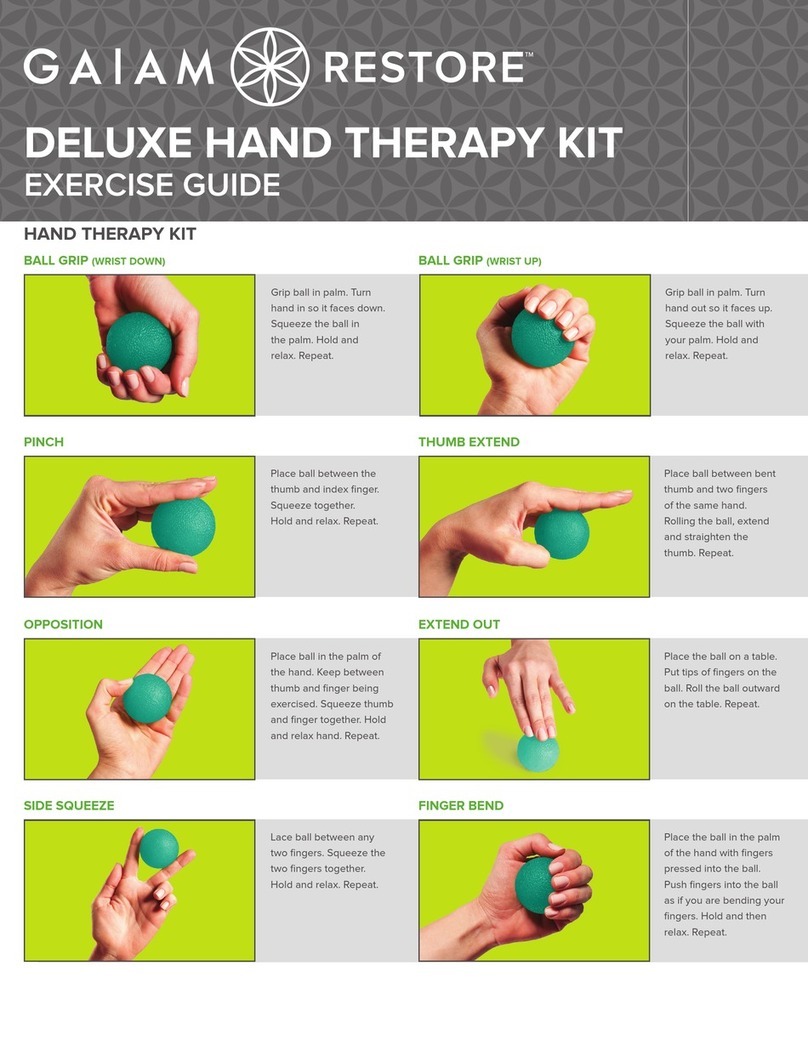Gaiam restore 05-62635 Exercise guide