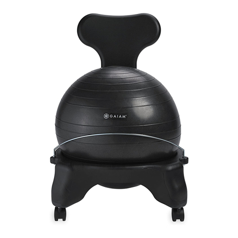 Gaiam BALANCE BALL Installation instructions