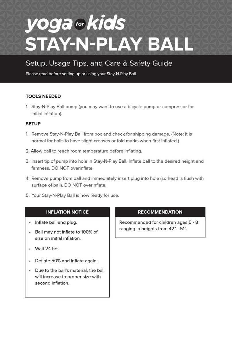 Gaiam STAY-N-PLAY Installation instructions