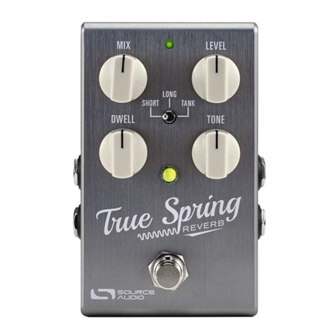 Source Audio True Spring Reverb User manual