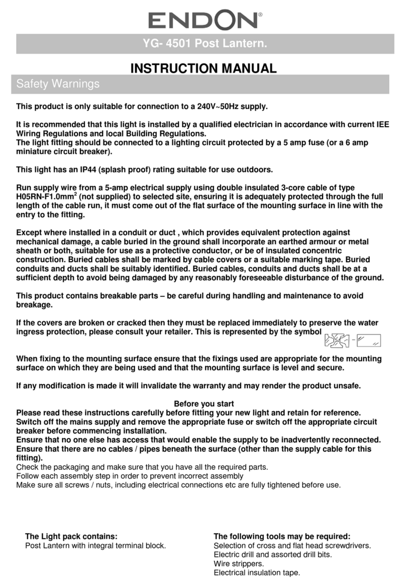 Endon YG-4501 instruction manual