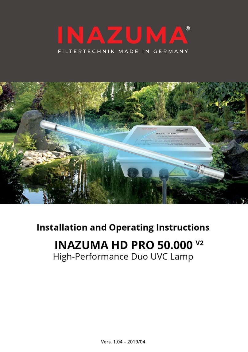 INAZUMA HD PRO 50.000 V2 Installation and operating instructions