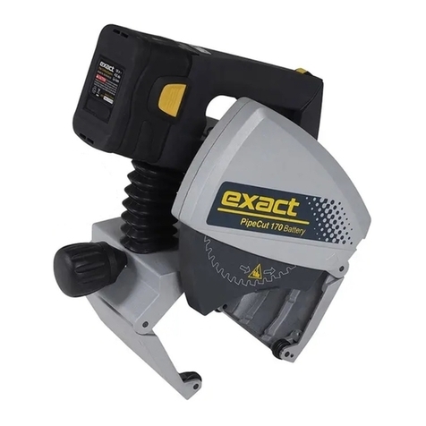 eXact PipeCut 170 User manual