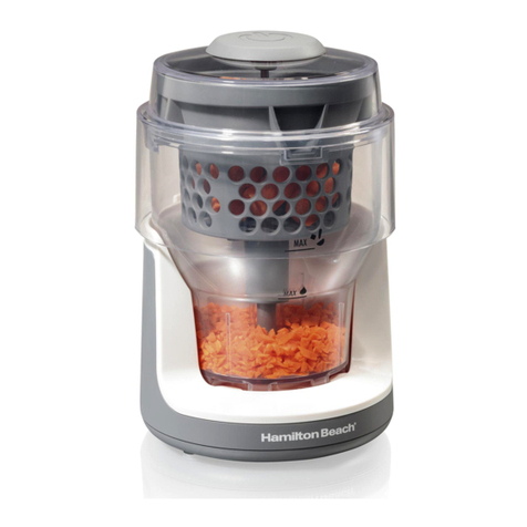 Hamilton Beach Smart Chop 72950 User manual