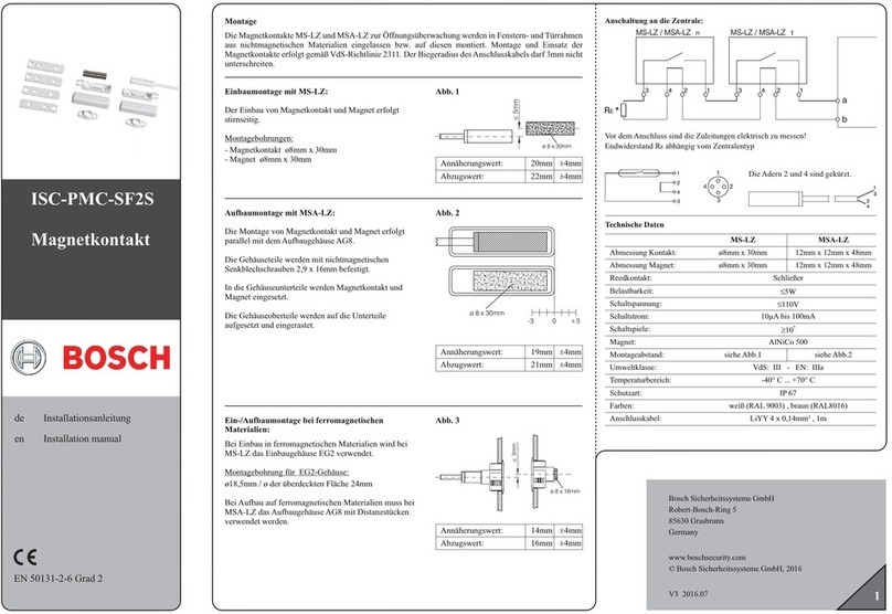 Bosch MSE-LZ User manual