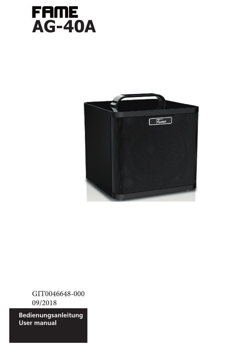 FAME AG-40A User manual