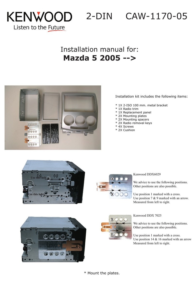 Kenwood CAW-1170-05 User manual