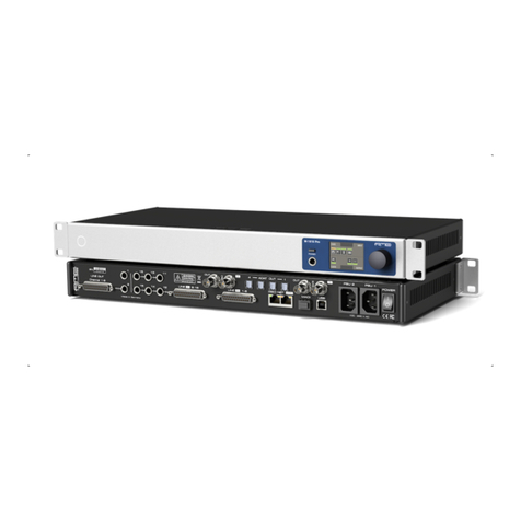 RME Audio M-1610 Pro User manual