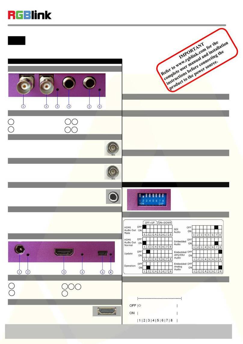 RGBlink MSP 203 quick start