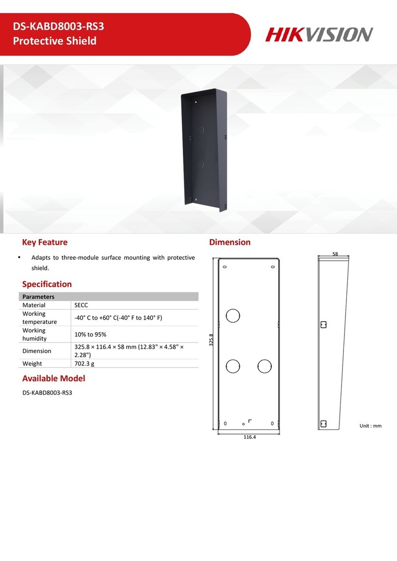 HIK VISION DS-KABD8003-RS3 User manual HIK VISION DS-KABD8003-RS3 User manual