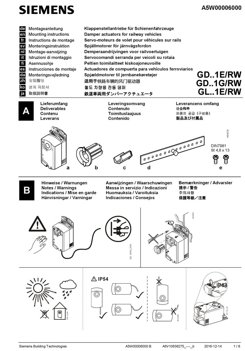 Siemens GD Series User manual