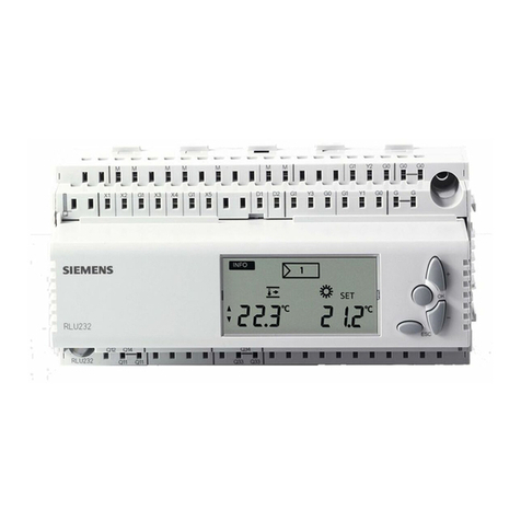 Siemens RLU2 Series User manual