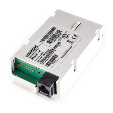 Siemens PXA30 Series Mounting instructions