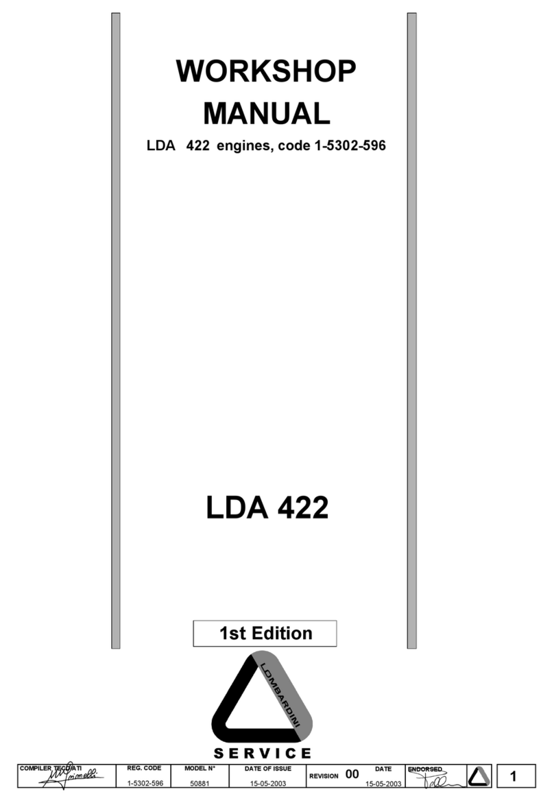 Lombardini LDA 422 Workshop manual