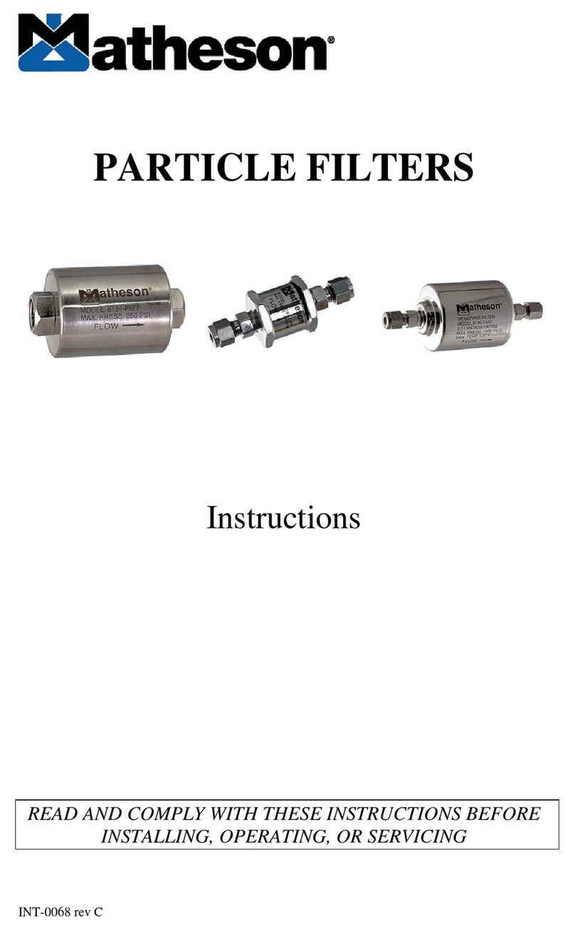 Matheson 6124 instructions