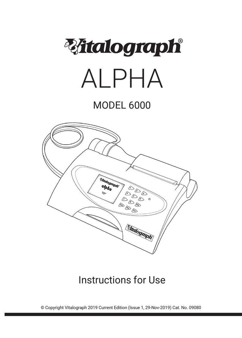 Vitalograph alpha 6000 Instructions for use