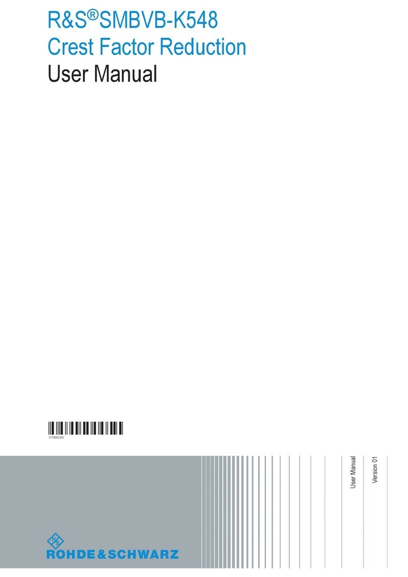 R&S SMBVB-K548 user manual