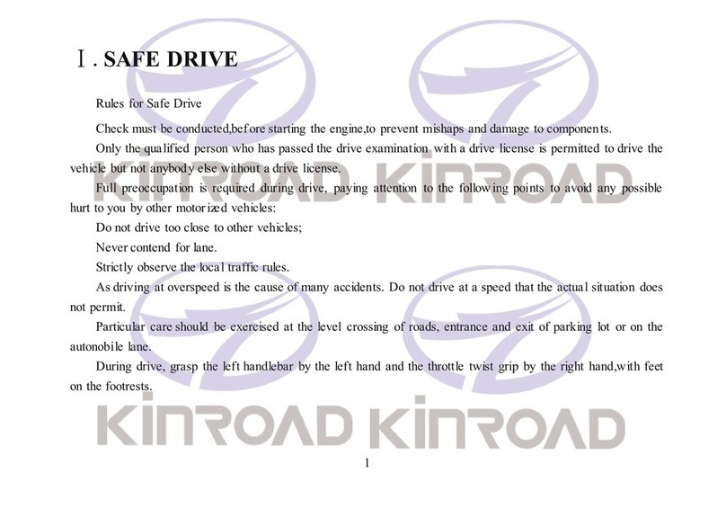 Kinroad XT250-16 User manual