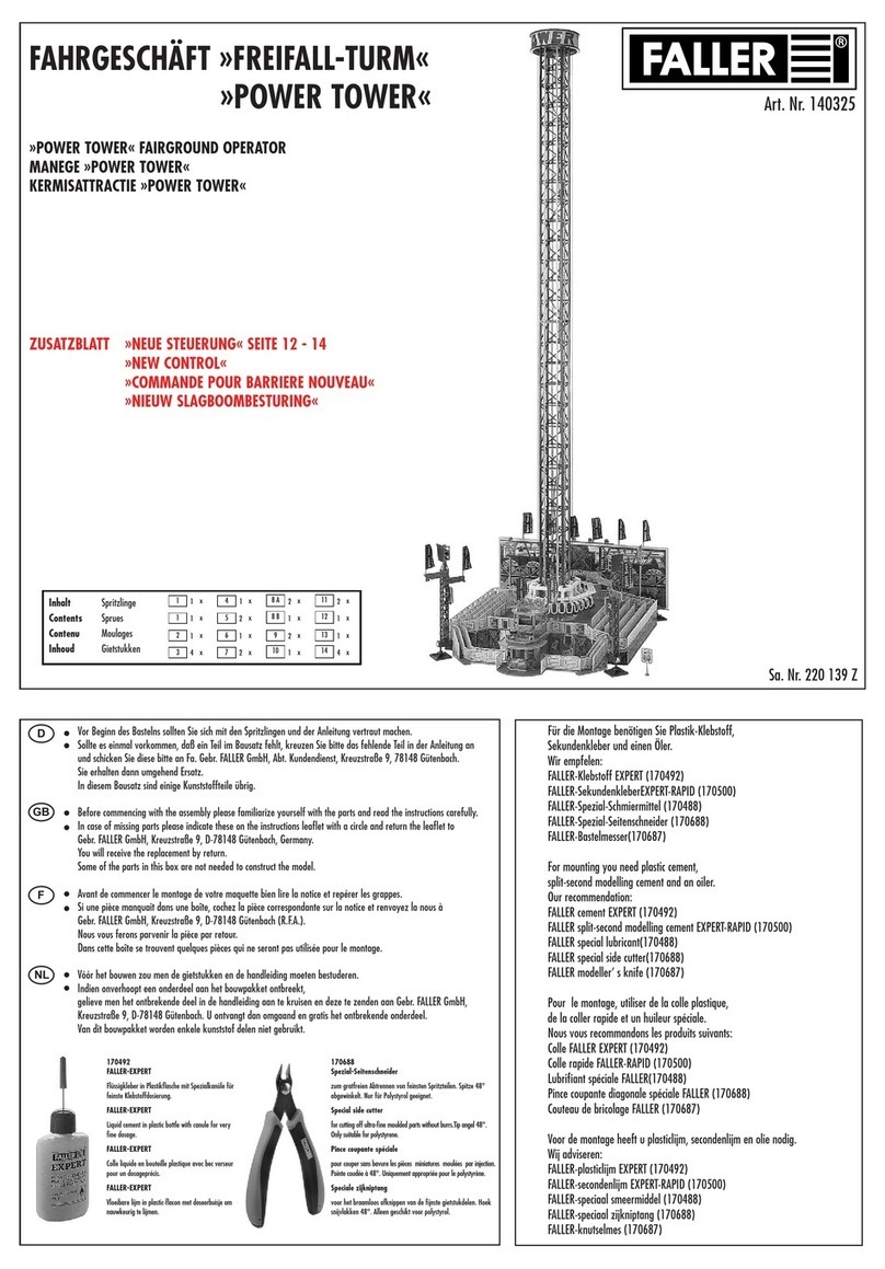 Faller POWER TOWER User manual