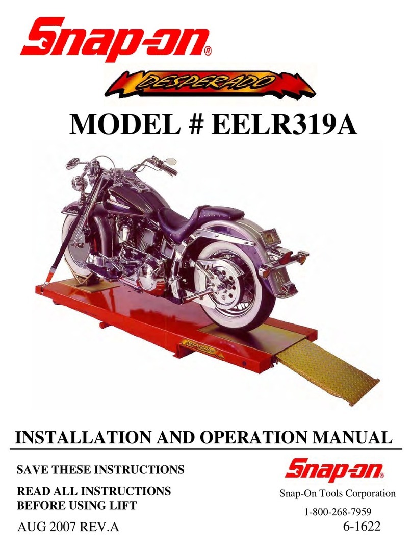Snap-On DESPERADO EELR319A User manual