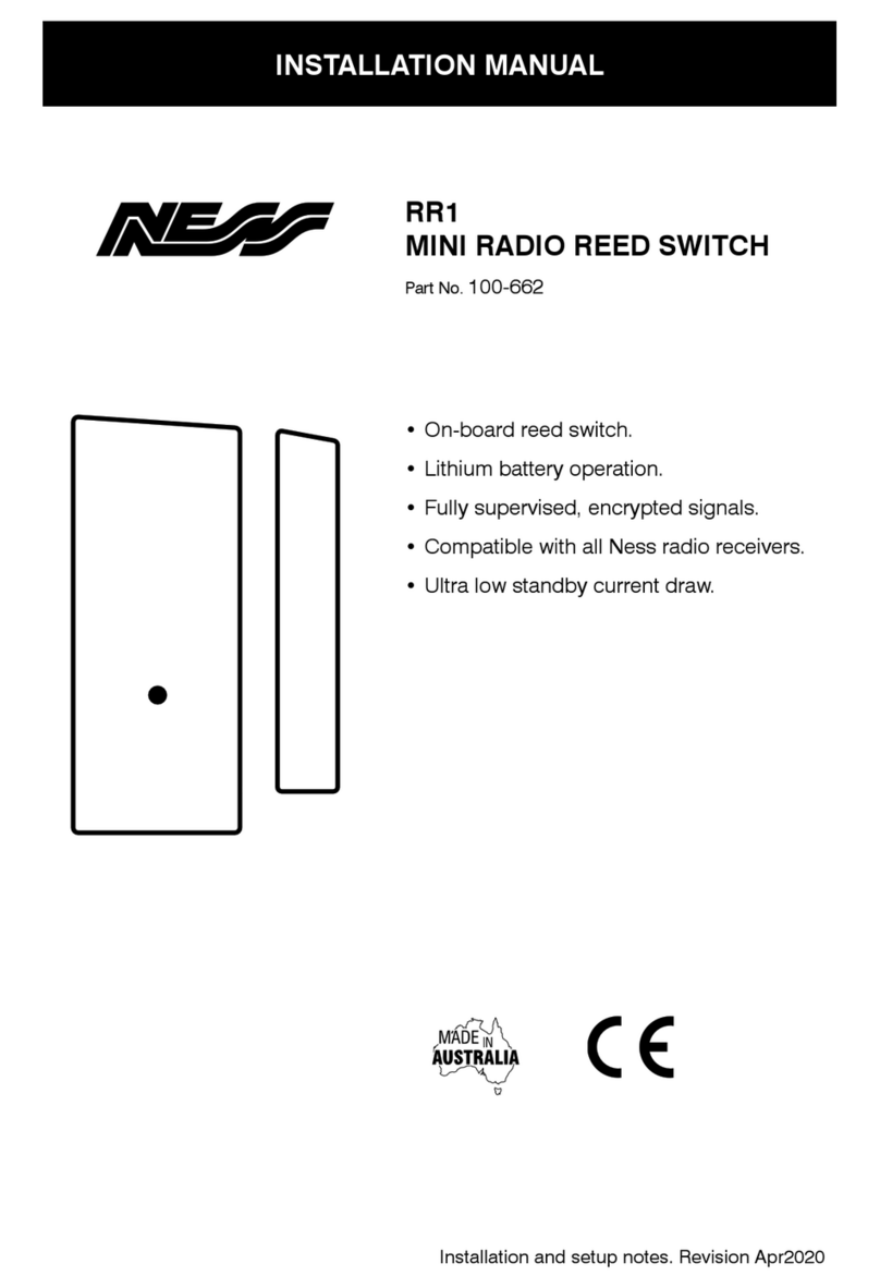 Ness RR1 installation manual