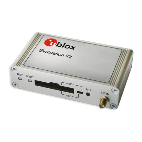 Ublox EVK-M8 User manual
