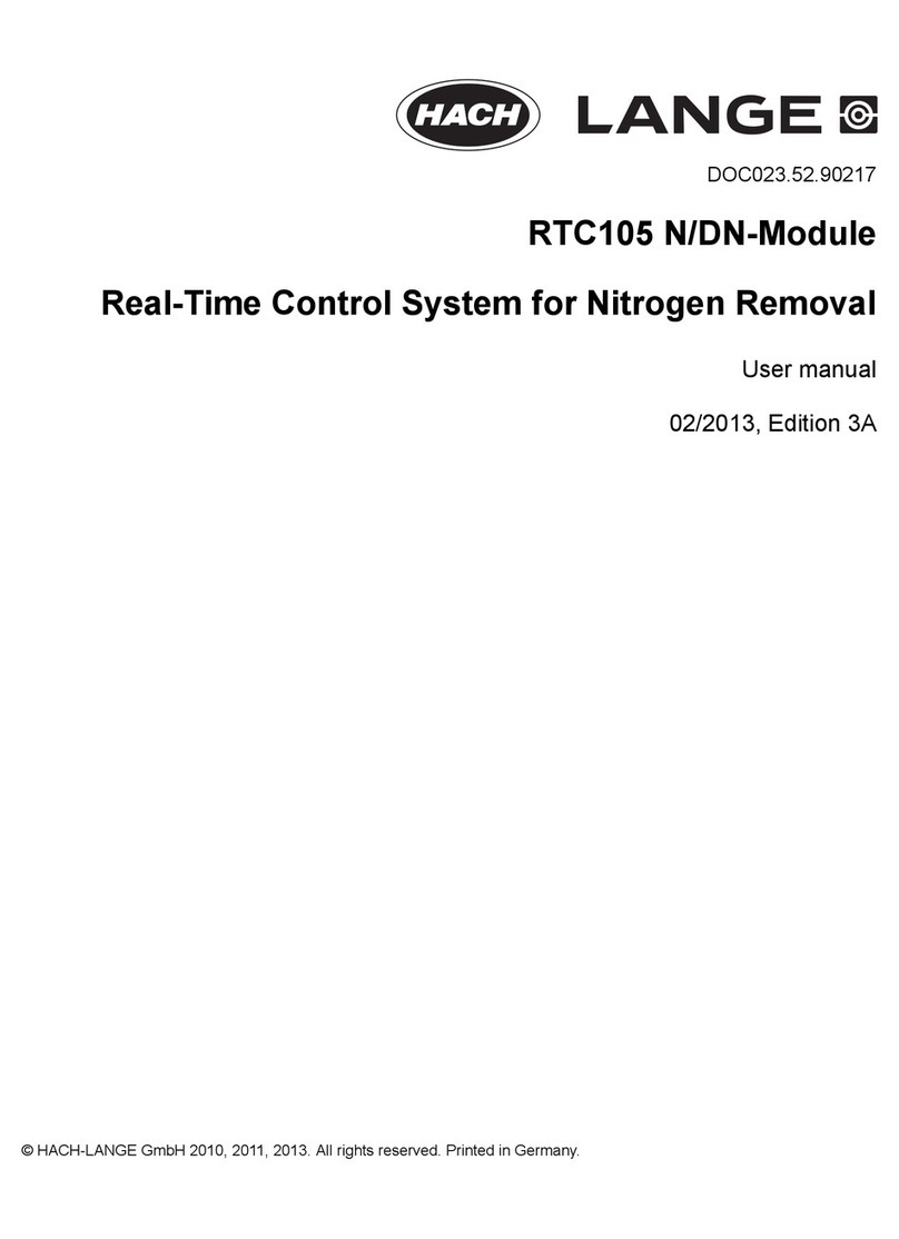 Hach RTC105 user manual
