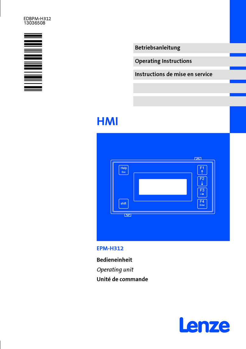 Lenze EPM-H312 operating instructions Lenze EPM-H312 operating instructions