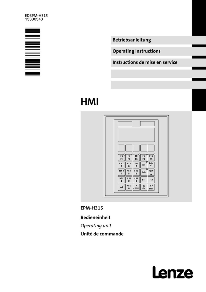 Lenze EPM-H315 User manual