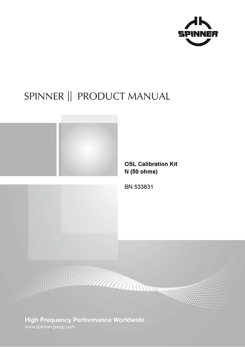 Spinner BN 533831 User manual