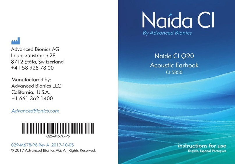 Advanced Bionics Naida CI Q90 Instructions for use Advanced Bionics Naida CI Q90 Instructions for use