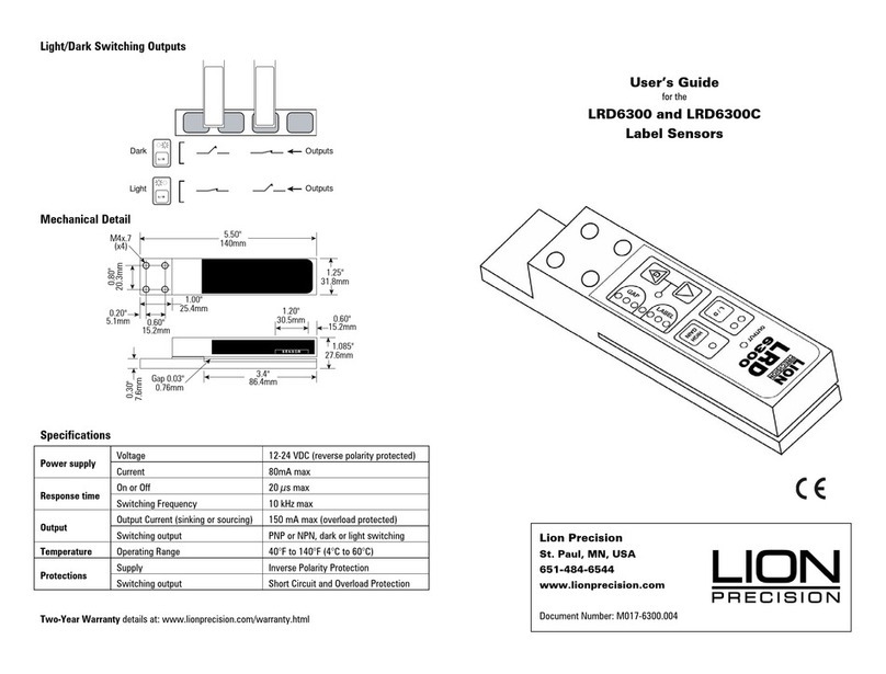 Lion Precision LRD6300 user guide