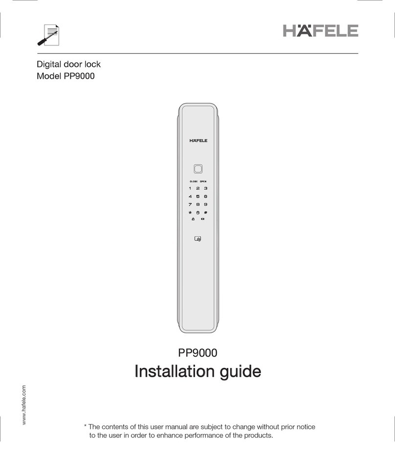 Hafele PP9000 installation guide