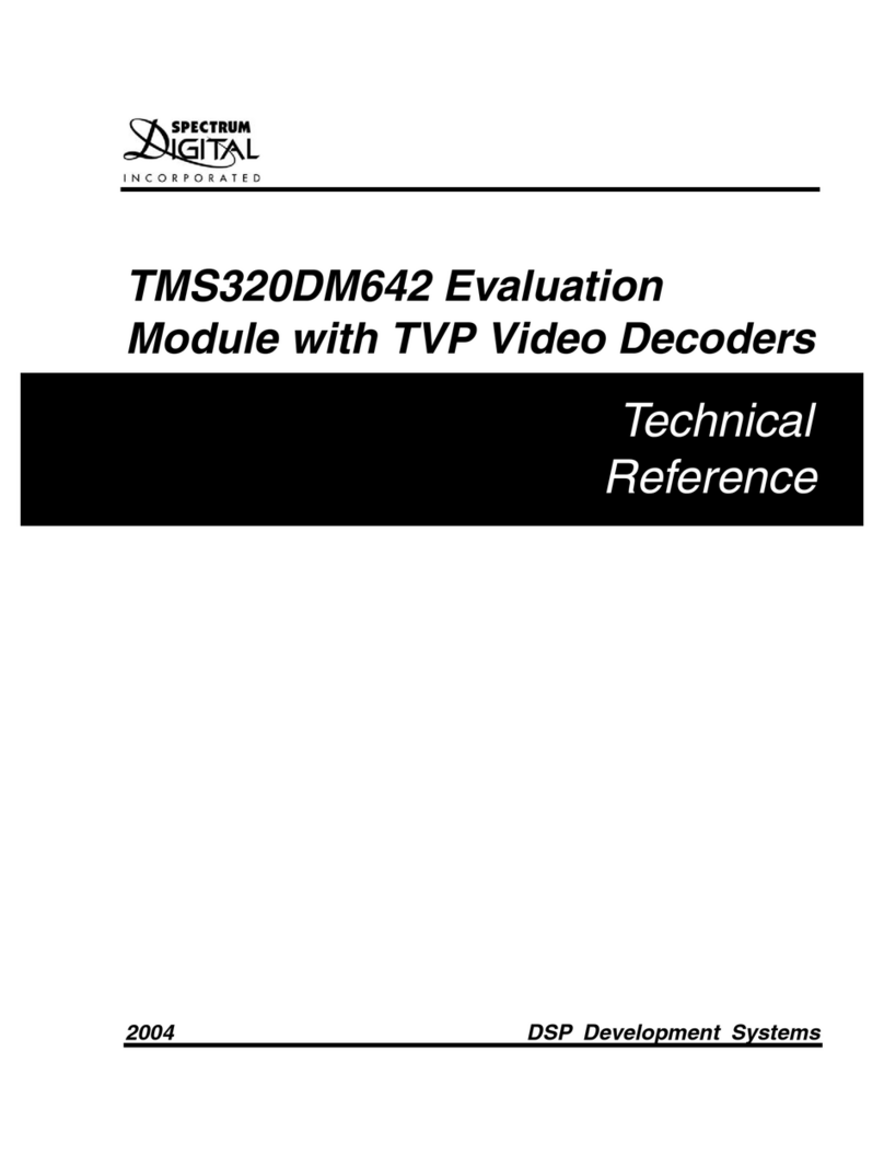 Spectrum Digital TMS320DM642 Technical reference