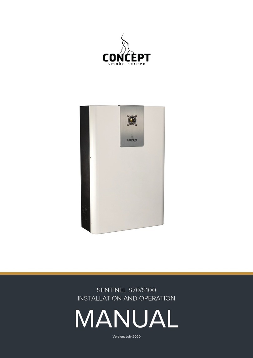 Concept2 Sentinel S70 Installation and operation manual
