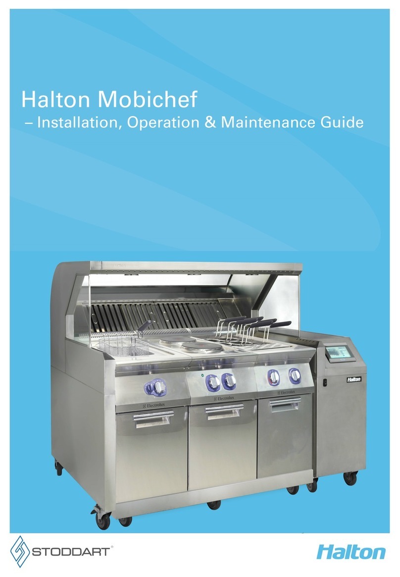 STODDART Halton Mobichef Installation, operation, maintenance guide