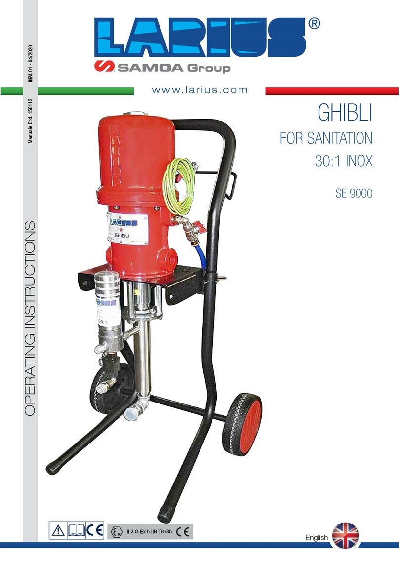 Samoa Larius GHIBLI SE 9000 User manual