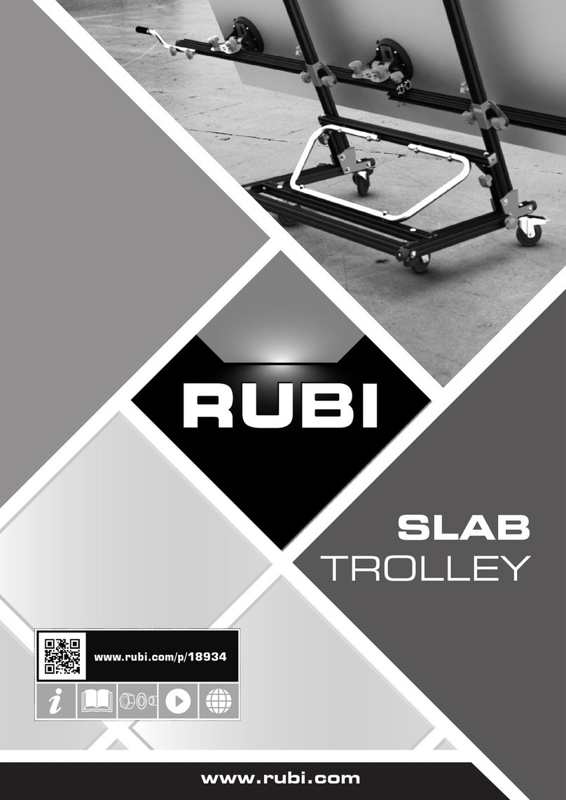 Rubi SLAB TROLLEY manual