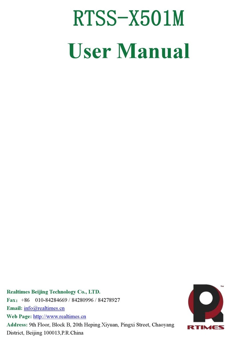 RTimes RTSS-X501M user manual