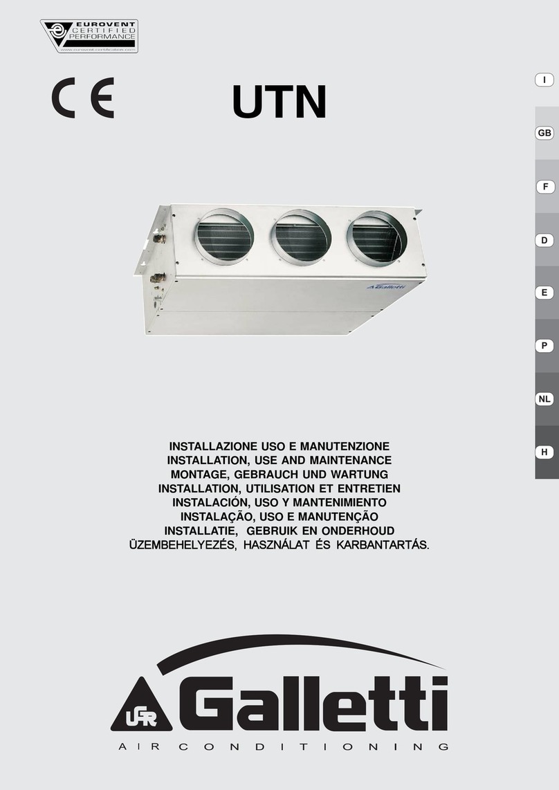 Galletti UTN Quick start guide